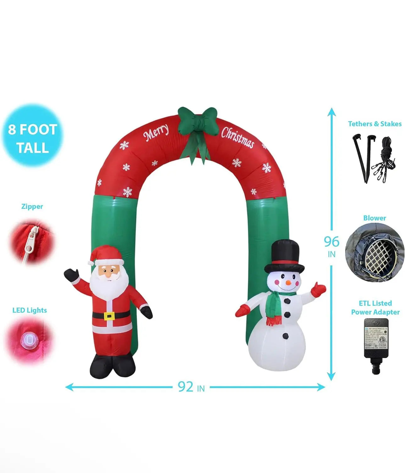 Napuhavajući Božićni  Prolaz - 240 cm Outlet Prodaja