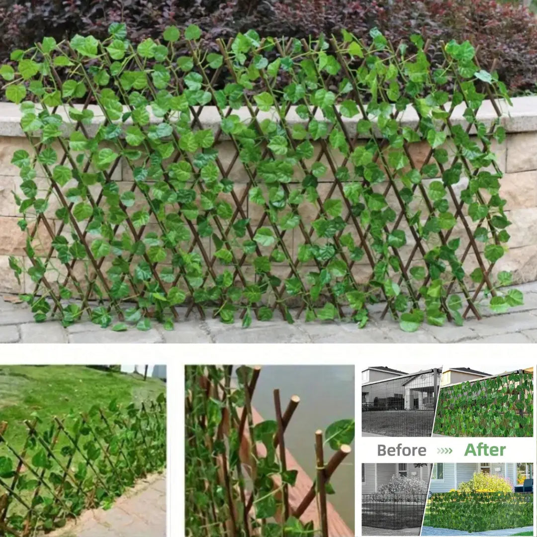 Ograda na razvlačenje od umjetnog bilja Gardenia 1+1 GRATIS KlikPik