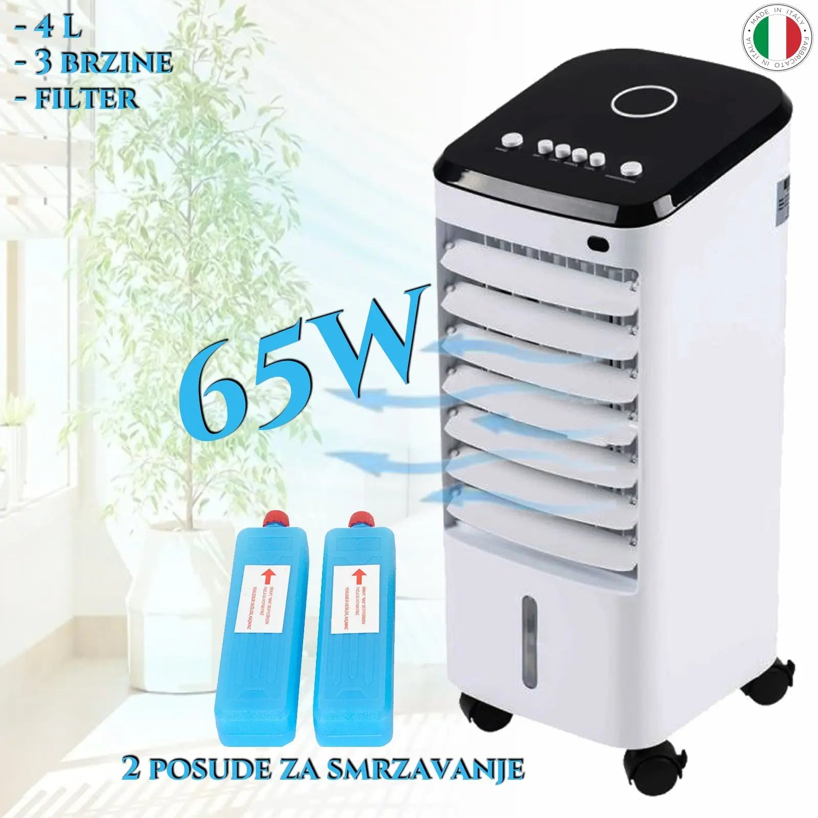 PRIJENOSNA KLIMA VENTUS 65W 4L 3U1 Outlet Prodaja