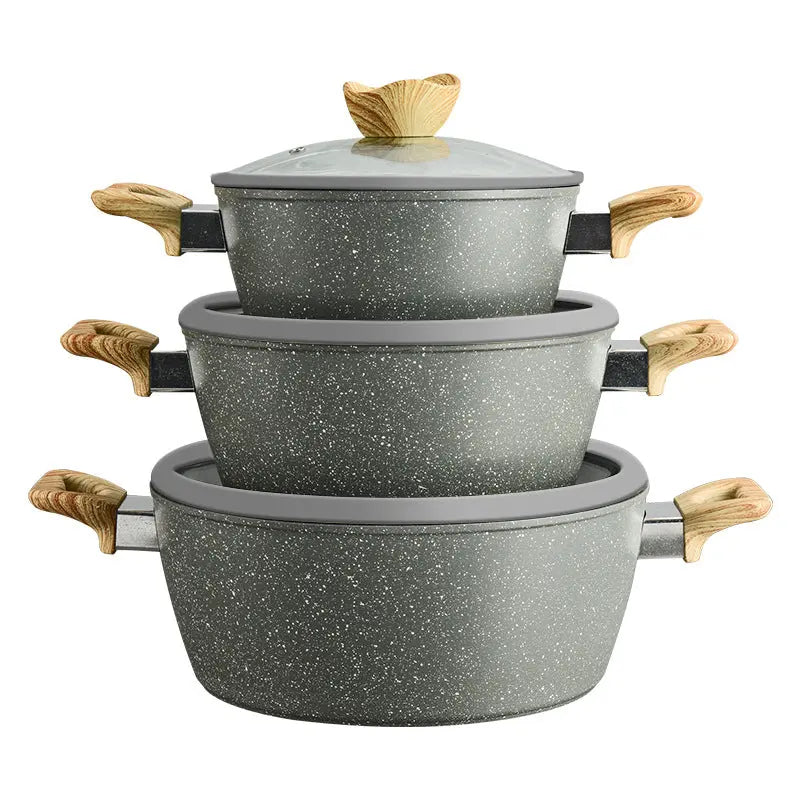 Premium set kamenog posuđa - komplet 7 dijelova Outlet Prodaja