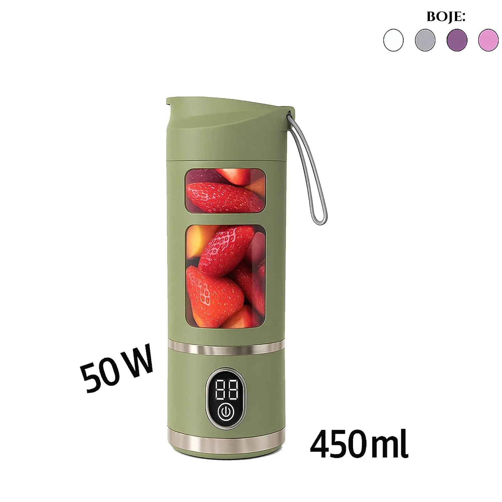 Prijenosni Sokovnik & Blender 450 ml Outlet Prodaja
