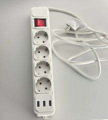Produžni kabel (4 utičnice, 3 USB ulaza) 2KOMADA Top Proizvodi