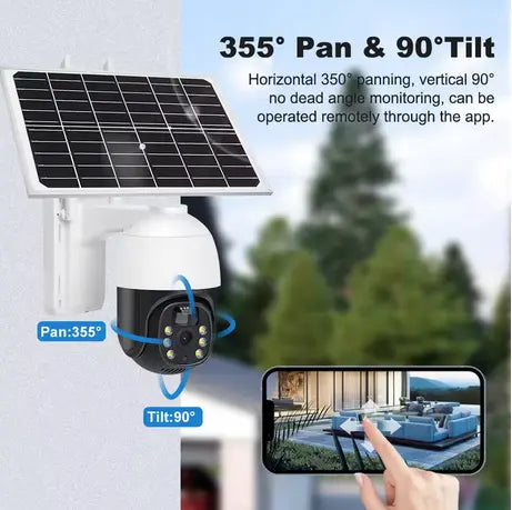 SIGURNOSNA KAMERA SA SOLARNIM PANELOM 4G Outlet Prodaja