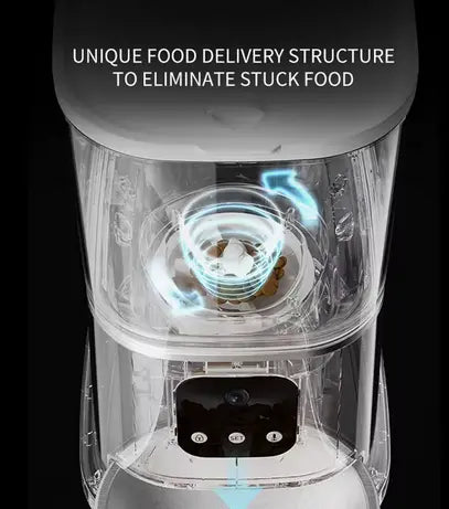 SMART PAMETNA WIFI HRANILICA 6L ZA KUĆNE LJUBIMCE S KAMEROM, MIKOFONOM I UPLIKACIJOM ZA UPRAVLJANJE Outlet Prodaja