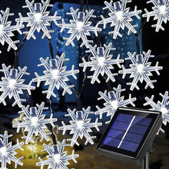 SOLARNE BOŽIĆNE LAMPICE ZA VAN PAHULJICA 6M SOLARNE BOŽIĆNE LAMPICE ZA VAN PAHULJICA 6M