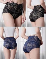 Set 5× Čipkastih Gaćica - Visoki Struk Outlet Prodaja