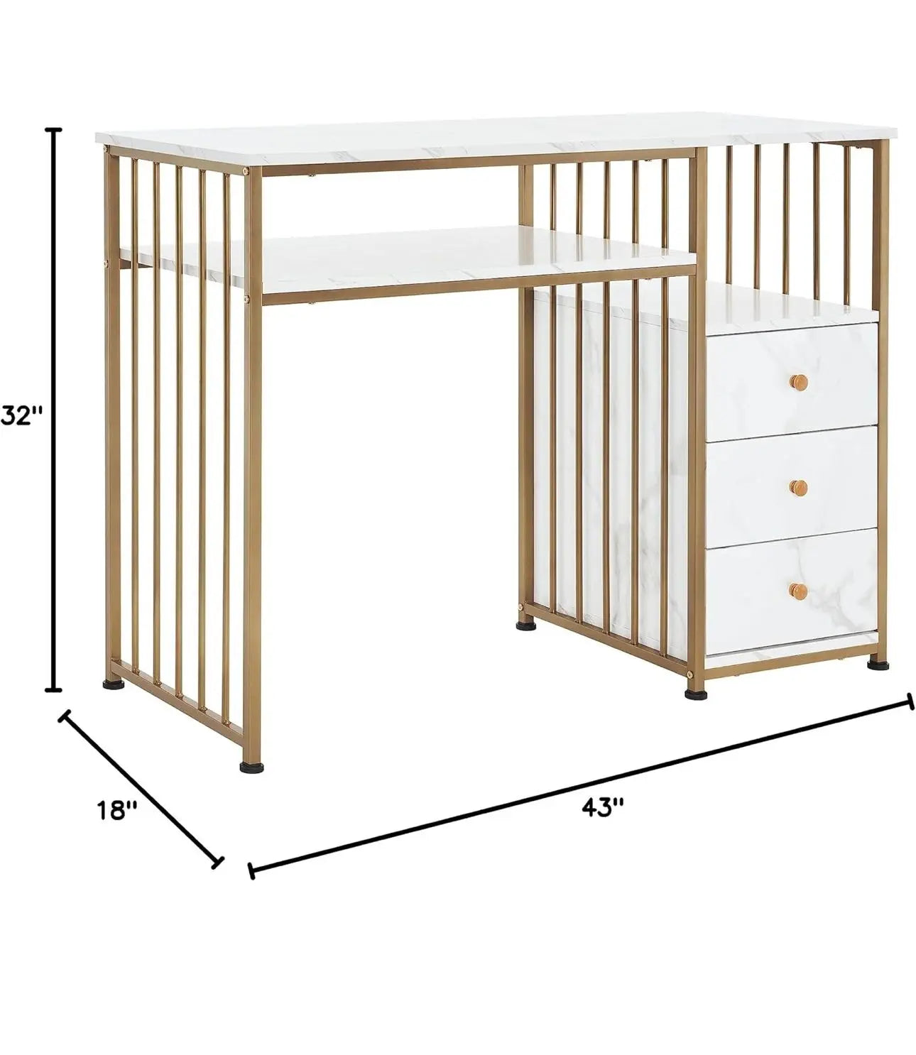 Stol za šminkanje Gold Outlet Prodaja
