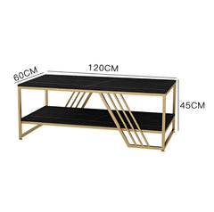 Stolić crno-zlatni Outlet Prodaja