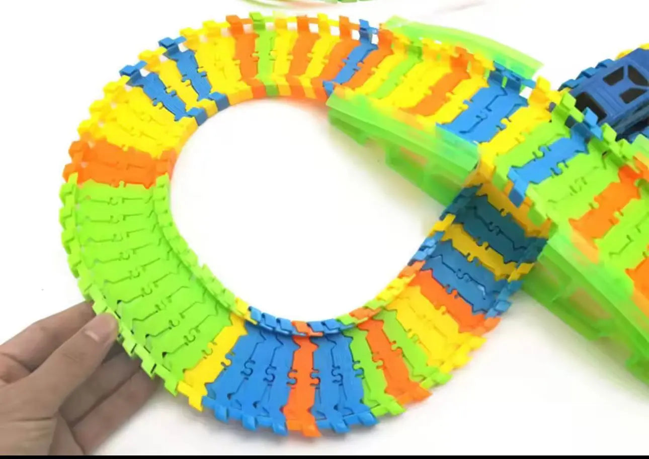 Svjetleća trkaća staza 121 dijelova Outlet Prodaja