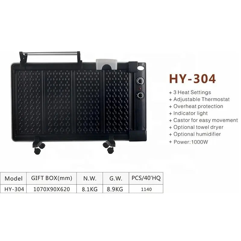 ULJNI RADIJATOR 2000W SA STALKOM ZA SUŠENJE ODJEĆE Outlet Prodaja