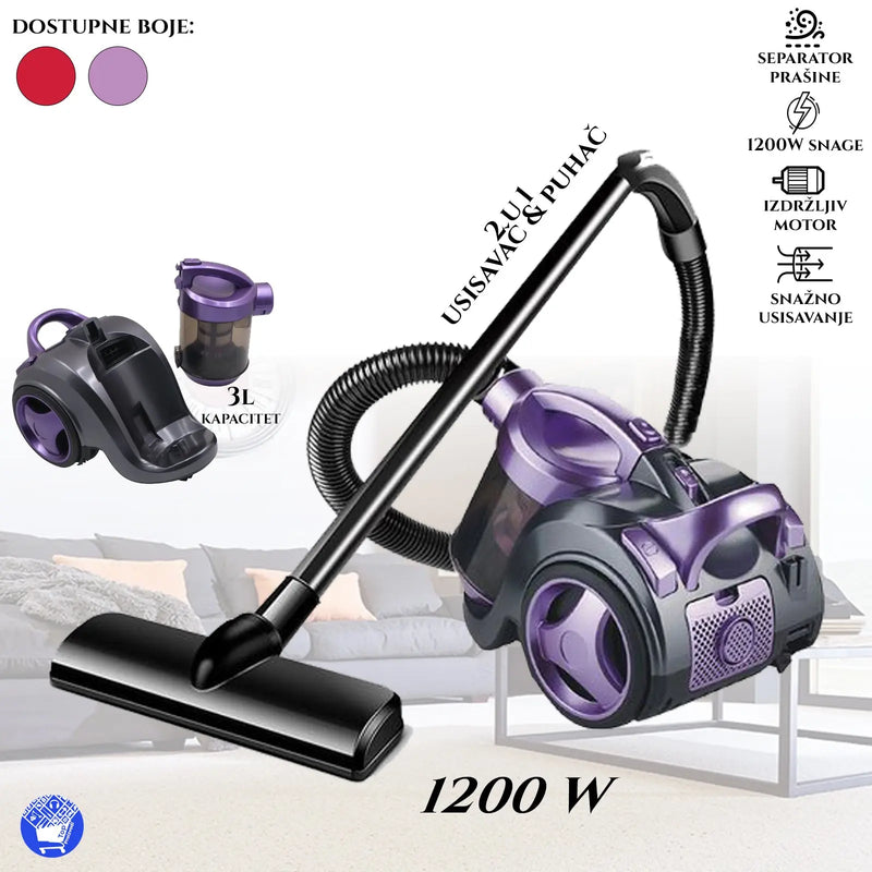 USISAVAČ I PUHAČ 2U1 1200W Top Proizvodi