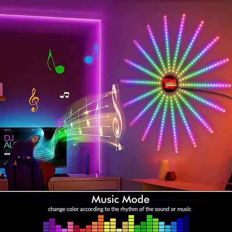 VATROMET LED SMART TRAKA (REAGIRA NA GLAZBU ILI GLAS) VATROMET LED SMART TRAKA (REAGIRA NA GLAZBU ILI GLAS)