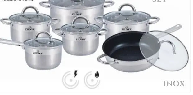 VRHUNSKI INOX 18/10 ZILNER SET LONACA 12 DJELNI Outlet Prodaja