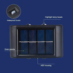 ZIDNA DEKORATIVNA SOLARNA LAMPA 4KOMADA Outlet Prodaja