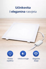 kvadratna LED plafonjera 24W Outlet Prodaja