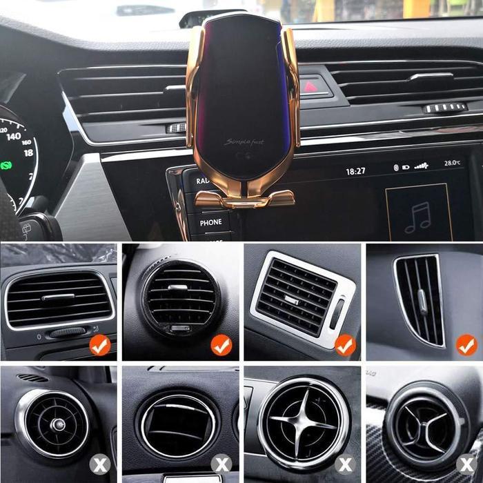 (2u1) Ultra brzi bežični auto punjač i držač Top Proizvodi 2