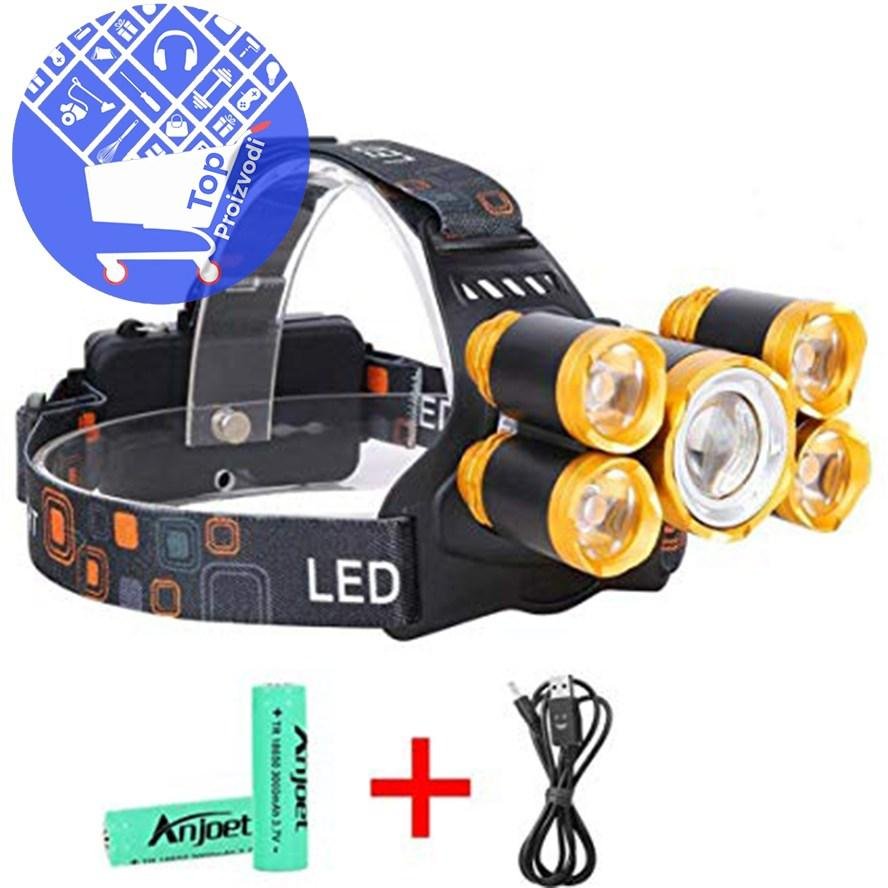 Baterijska svjetiljka naglavna punjiva Top Proizvodi 2