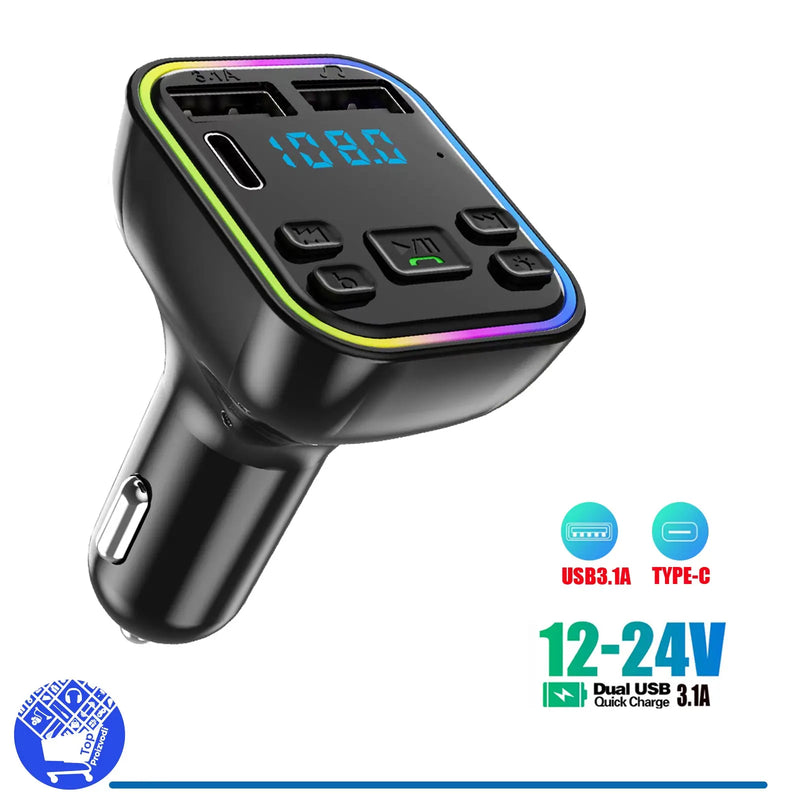 Bluetooth FM TRANSMITER- BRZI PUNJA, USB, C IZLAZ Top Proizvodi