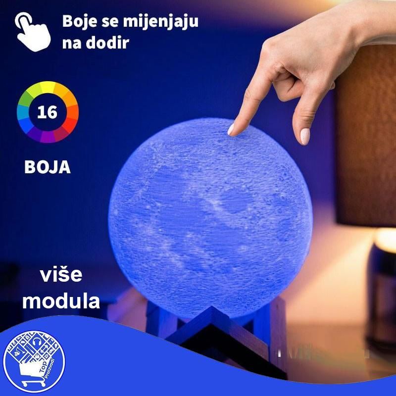LED LAMPA MJESEC 3D NA DODIR Top Proizvodi 2