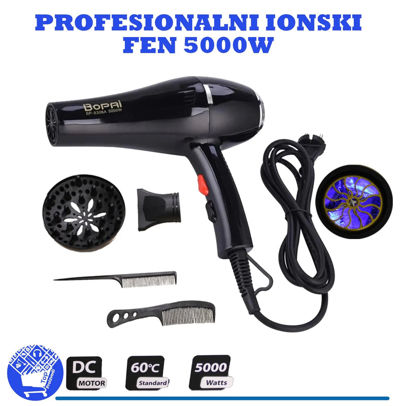 Profesionalni ionski fen 5000W Top Proizvodi 2