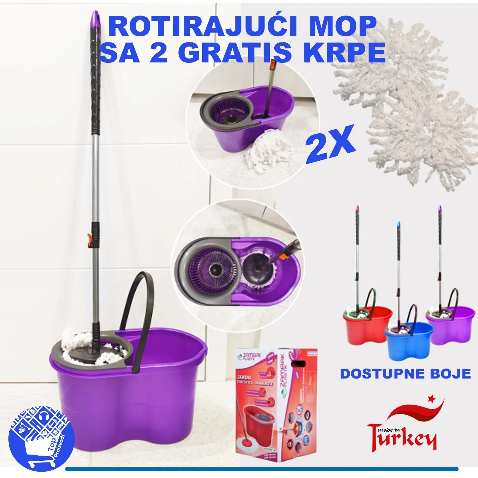 ROTIRAJUI MOP SA 2 KRPE GRATIS Top Proizvodi