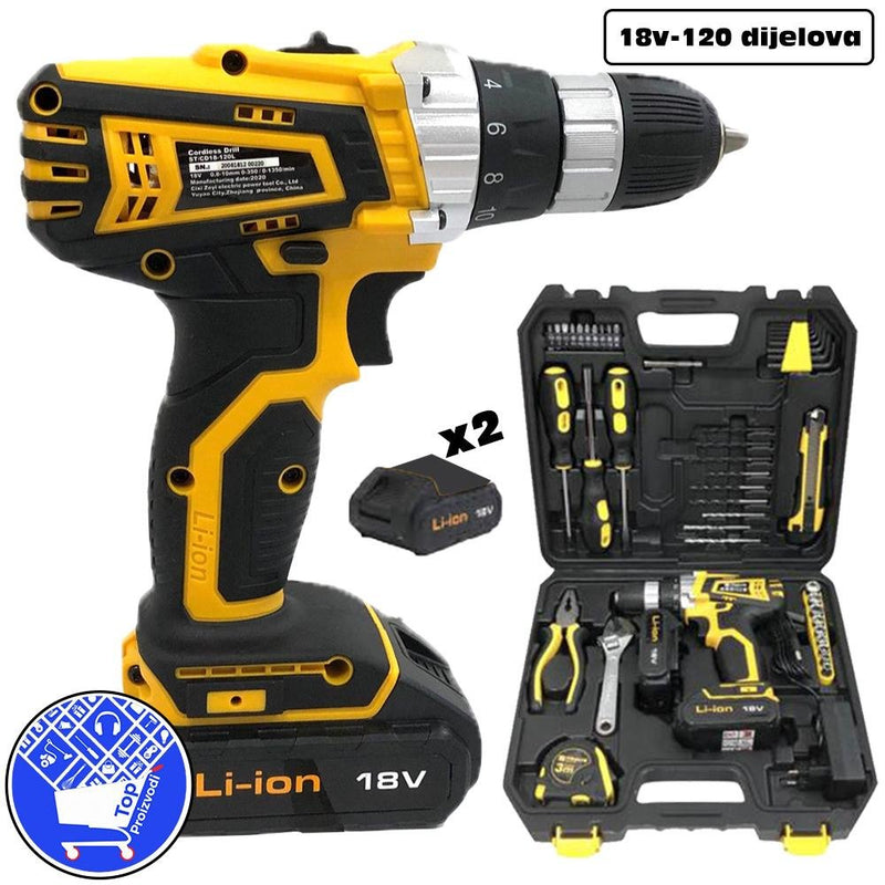 STRAUS AKU BUSILICA 18V SA 120 ALATA Top Proizvodi 2