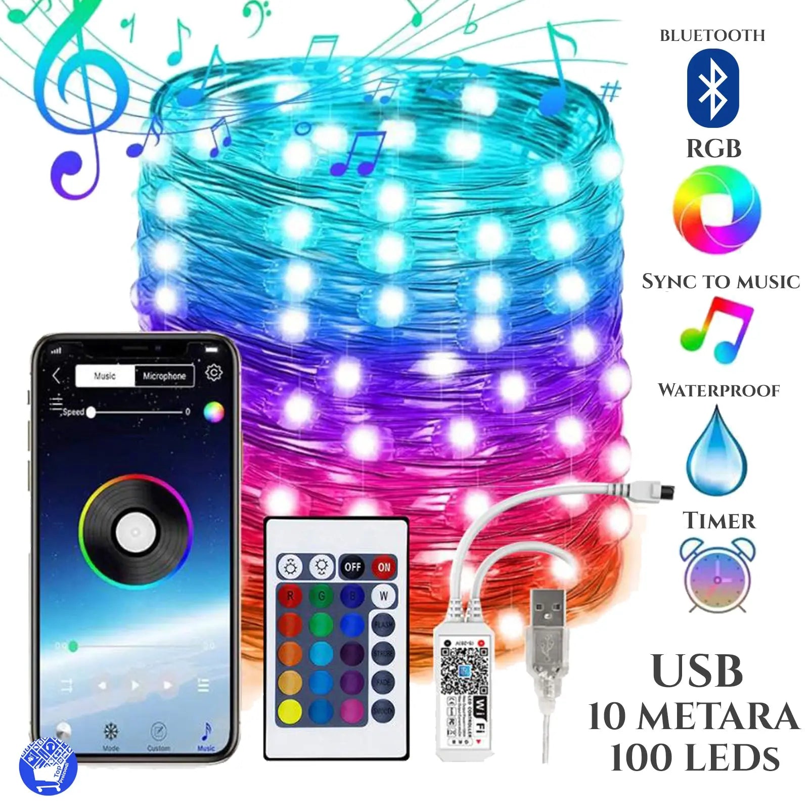 SUPER VODOOTPORNA SMART LED TRAKA 10M SUPER VODOOTPORNA SMART LED TRAKA 10M